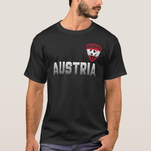 Austria Soccer Jersey 2021 Austrian Football Team  T_Shirt