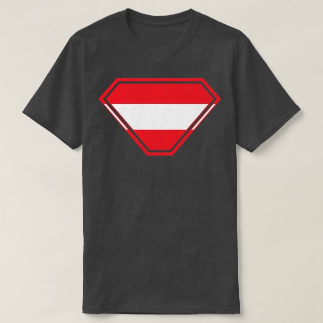 Austria SuperEmpowered Shield T-Shirt (Design Front)