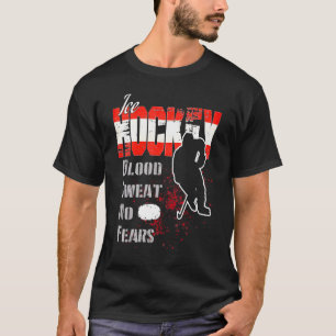Austria Supporter Blood Sweat No Fears Ice Hockey T-Shirt