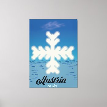 Austria To Ski Canvas Print by bartonleclaydesign at Zazzle