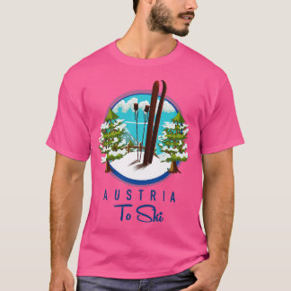 Austria To Ski sports T-Shirt