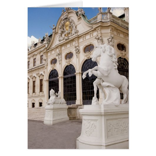 Austria, Vienna, Belvedere Palaces, Upper Cards (Front)