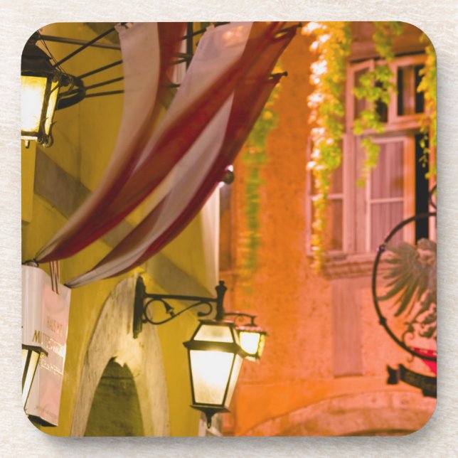 AUSTRIA, Vienna: Fleischmarkt: Griechengasse Beverage Coaster (Front)