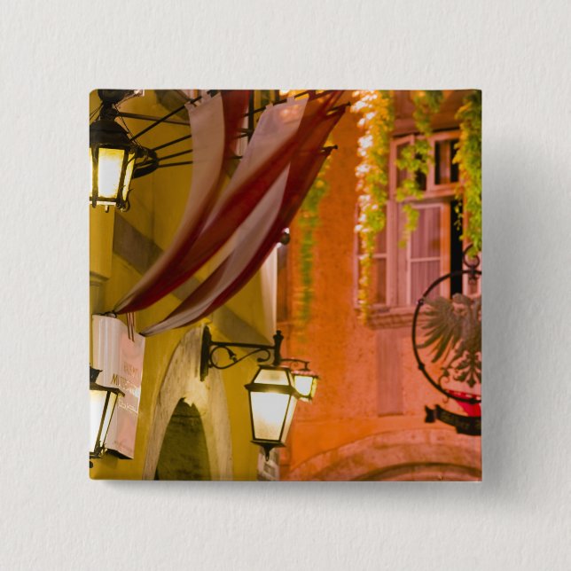 AUSTRIA, Vienna: Fleischmarkt: Griechengasse Button (Front)