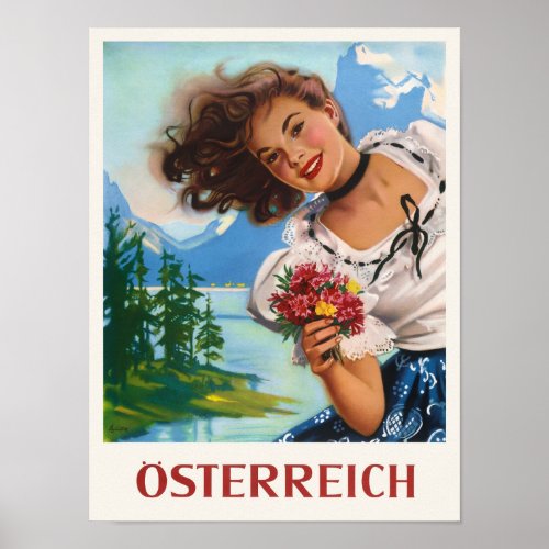 Austria Vintage Poster