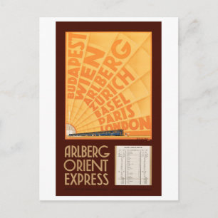 Austria Vintage Travel Poster Restored Postcard