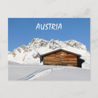 Austria Winter in the Alps in Lech am Arlberg Postcard