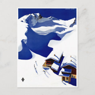 Austria Wunschheim Restored Vintage Travel Poster Postcard