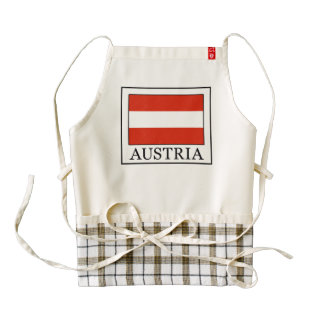 Austria Zazzle HEART Apron