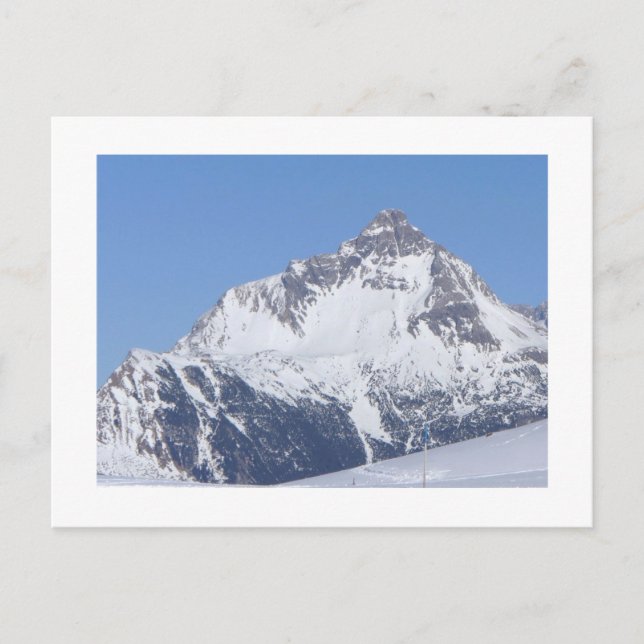 Austrian Alps Arlberg in the Winter Postcard (Front)