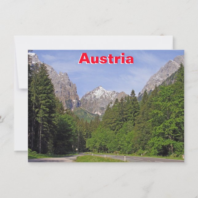 Austrian Alps card (Front)