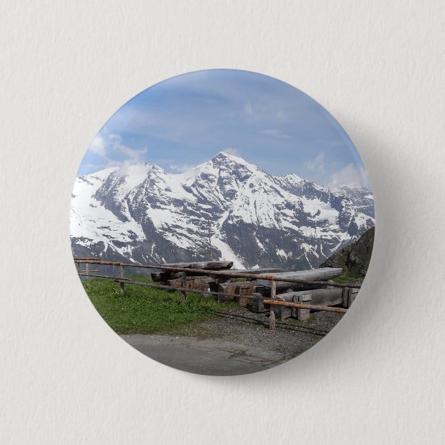Austrian Alps custom button (Front)