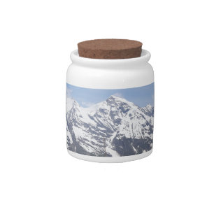 Austrian Alps custom candy jar