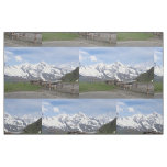Austrian Alps custom fabric