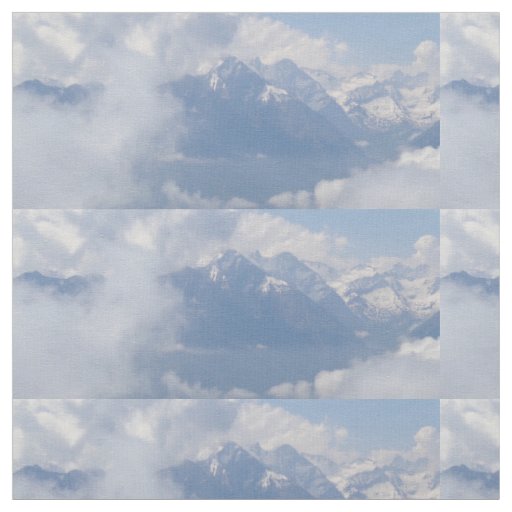 Austrian Alps custom fabric