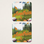 Austrian cartoon travel poster (Front & Back)