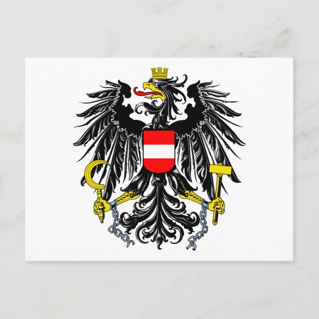 Austrian Coat of Arms Postcard (Front)