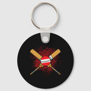 Austrian Cricket Racket And Ll Flag Of Austria Keychain