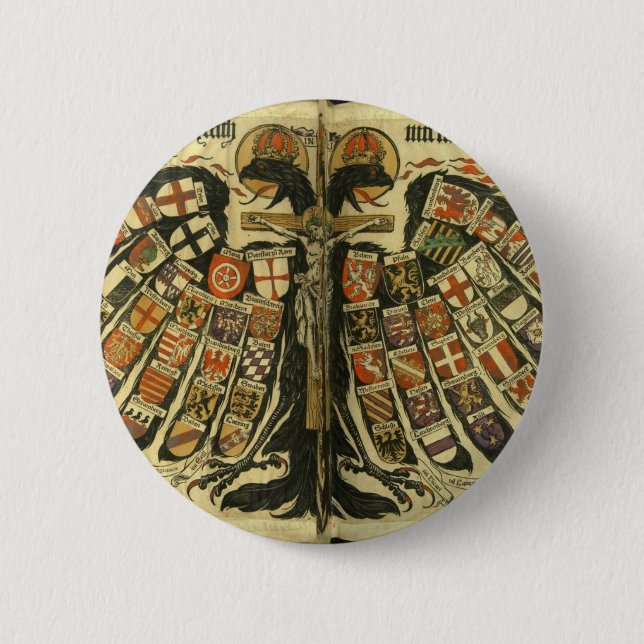 Austrian Double Eagle Pinback Button (Front)