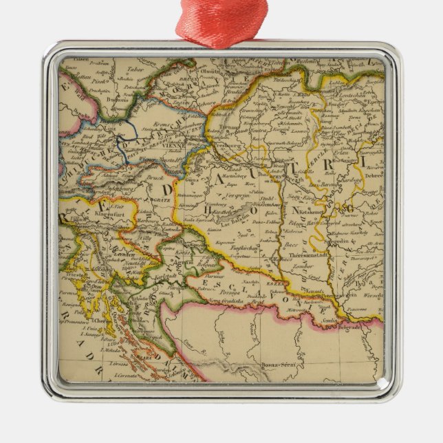 Austrian Empire 7 Metal Ornament (Front)