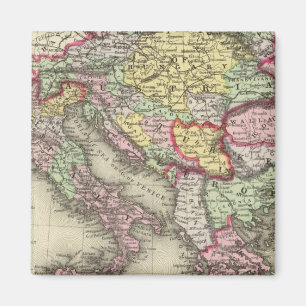 Austrian Empire, Italy, Turkey in Europe, Greece Magnet