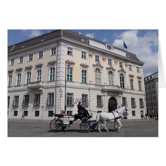 Austrian Federal Chancellery at Ballhausplatz Cards (Front Horizontal)