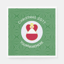 Austrian Flag Angel Christmas Personalized