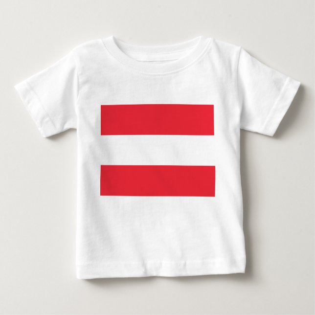 Austrian Flag (Austria) Baby T-Shirt (Front)