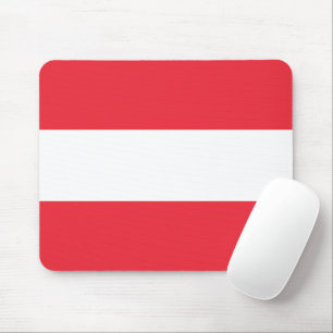 Austrian Flag (Austria) Mouse Pad