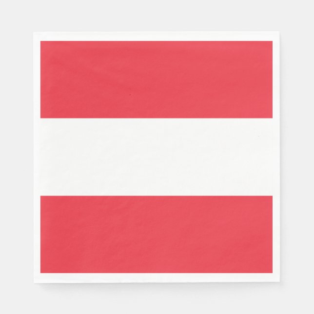 Austrian Flag (Austria) Napkins (Front)