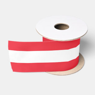 Austrian Flag (Austria) Satin Ribbon