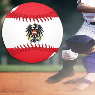 Austrian Flag & Austria sports / Baseball Balls