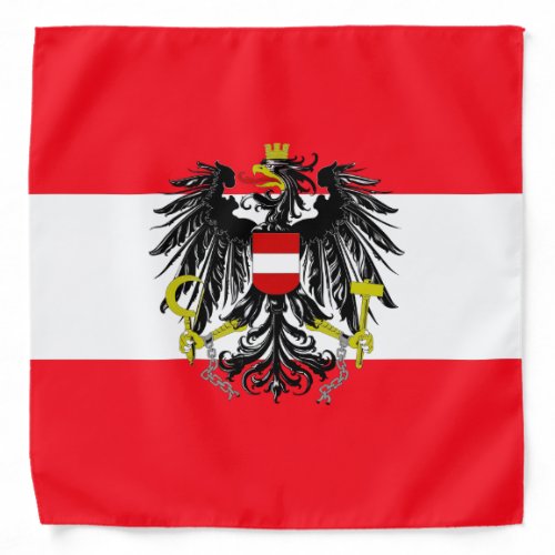 Austrian flag bandana