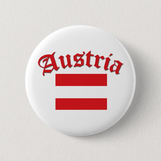 Austrian Flag Button (Front)