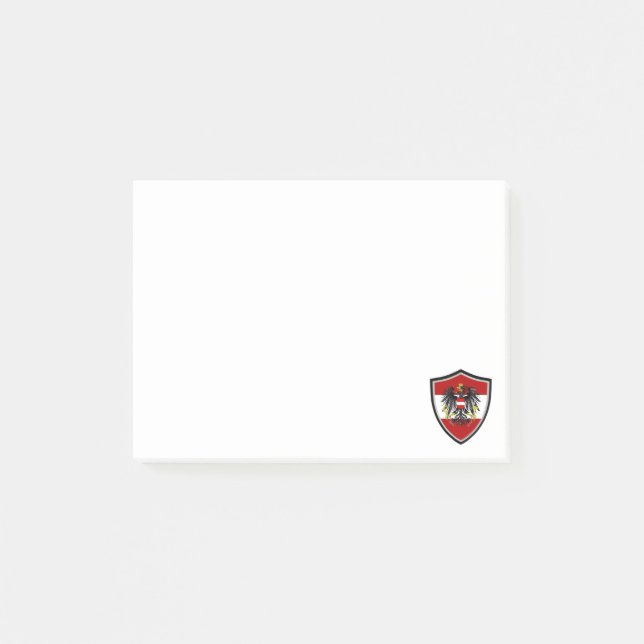 Austrian flag-coat arms notes (Front)
