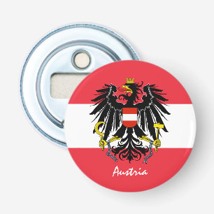 Austrian Flag, Eagle & Austria party /sports drink Bottle Opener
