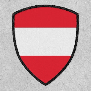 Austrian Flag, Flag of Austria Patch