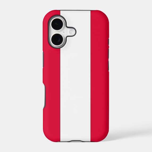 Austrian Flag Iphone Case (Back)