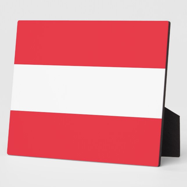 Austrian Flag Plaque (Side)