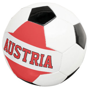 Austrian flag soccer ball for team fan and player