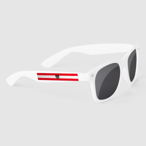 Austrian flag sunglasses