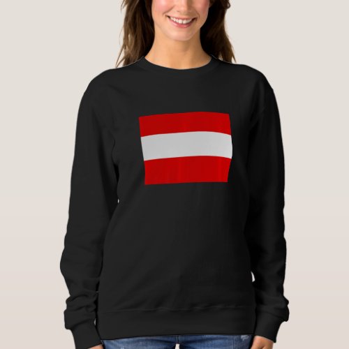 Austrian Flag Sweatshirt