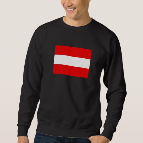 Austrian Flag Sweatshirt
