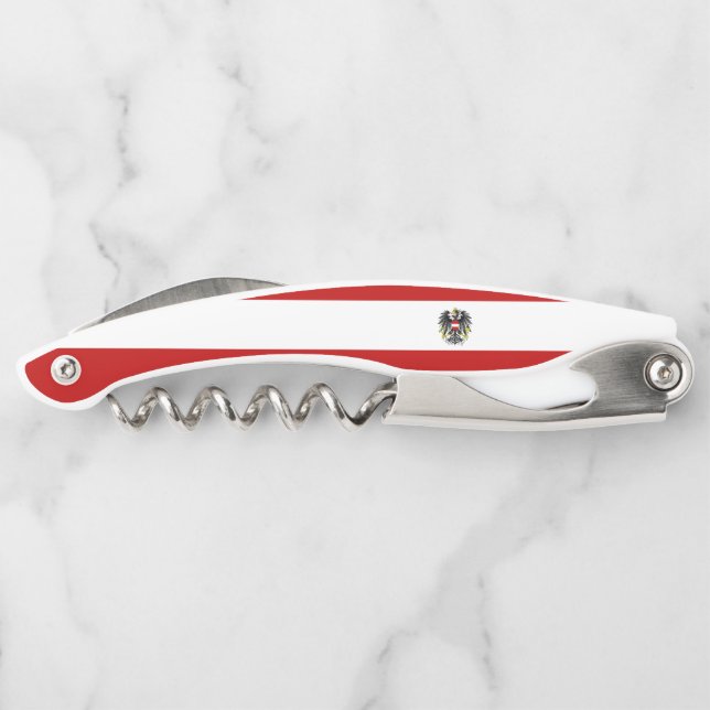 Austrian flag waiter's corkscrew (Back)