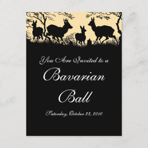 Austrian / German Style Autumn Waltz / Ball Invite