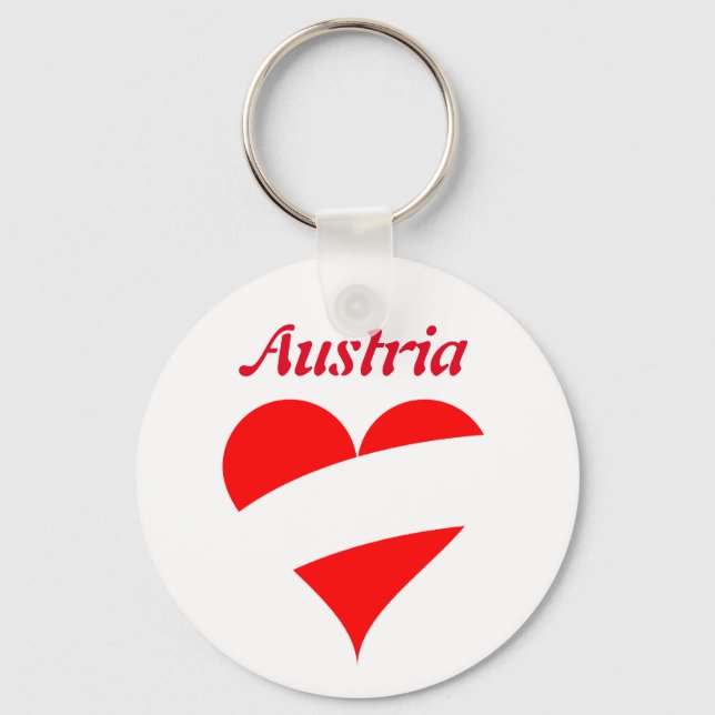 Austrian heart keychain (Front)