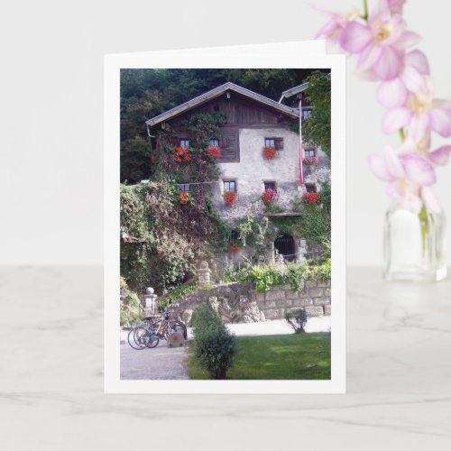 Austrian House Portrait Card