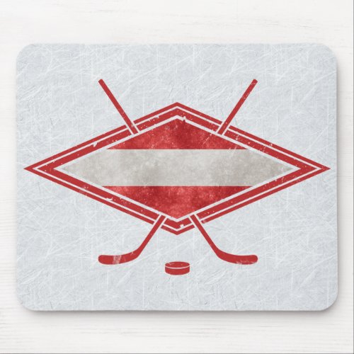 Austrian Ice Hockey Flag sterreich Mousemat Mouse Pad