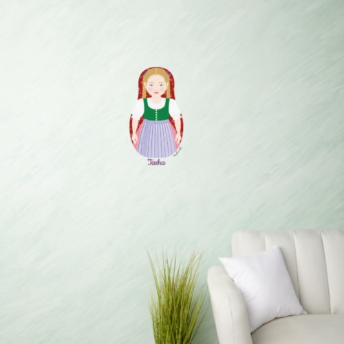 Austrian Matryoshka Wall Decal