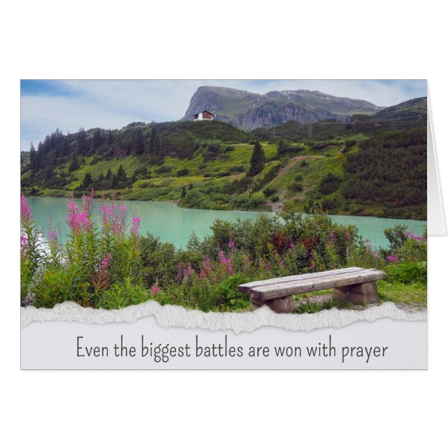 Austrian Mountain Thinking of You Cards (Front Horizontal)